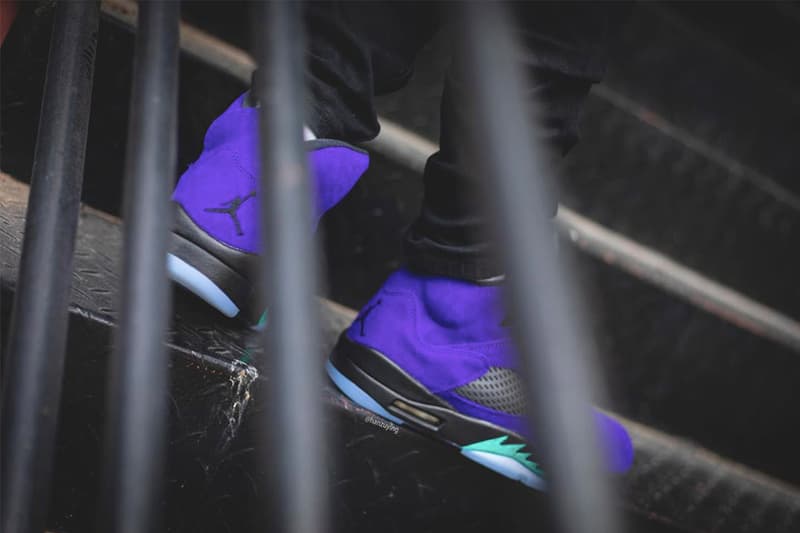 近賞 Air Jordan 5 最新配色「Alternate Grape」