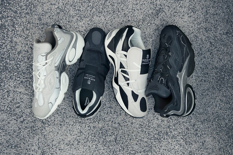 BAPE BLACK x Reebok 联名球鞋系列即将发售