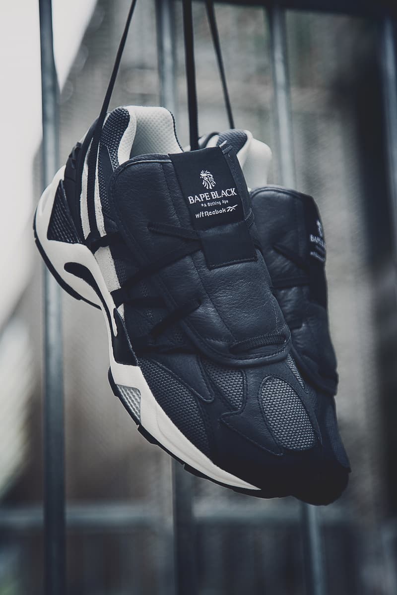 BAPE BLACK x Reebok 联名球鞋系列正式登场