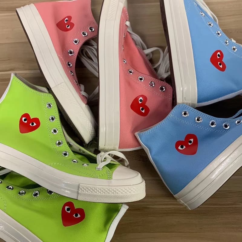 COMME des GARÇONS PLAY x Converse Chuck Taylor All Star ’70 Hi 新配色即將推出