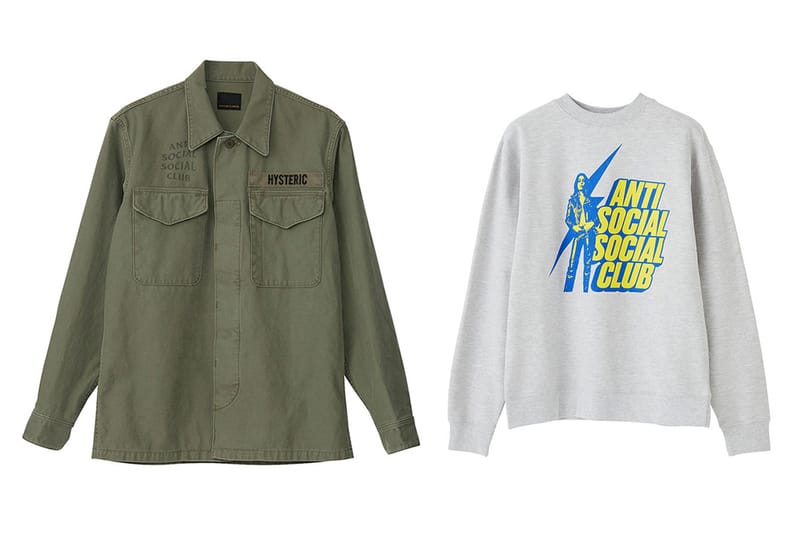 Hysteric Glamour x Anti Social Social Club 聯名系列發售情報公開