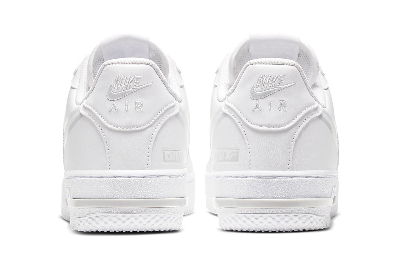 Nike 全新鞋型 Air Force 1 React D/MS/X 全白配色正式發佈