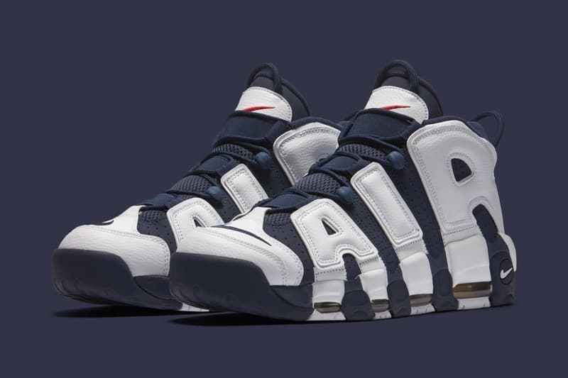 Nike Air More Uptempo「Olympic」經典配色再販