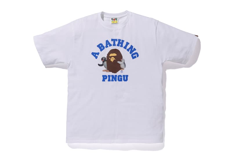 A BATHING APE® 攜手經典卡通《Pingu 企鵝家族》推出全新聯乘系列