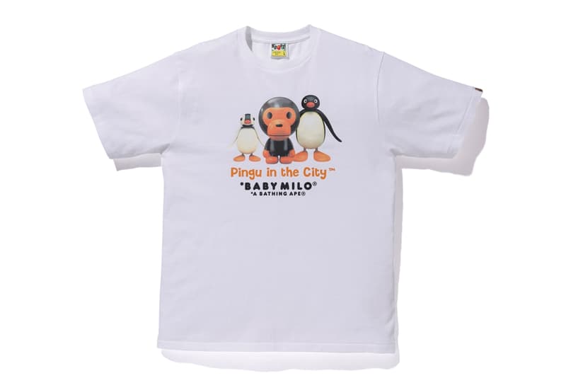 A BATHING APE® 攜手經典卡通《Pingu 企鵝家族》推出全新聯乘系列