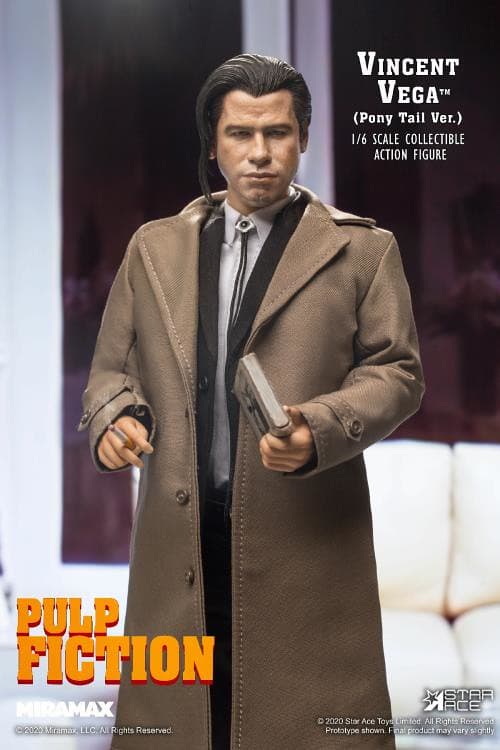 Star Ace 推出經典電影《Pulp Fiction》主角 Vincent Vega 1:6 比例可動人偶