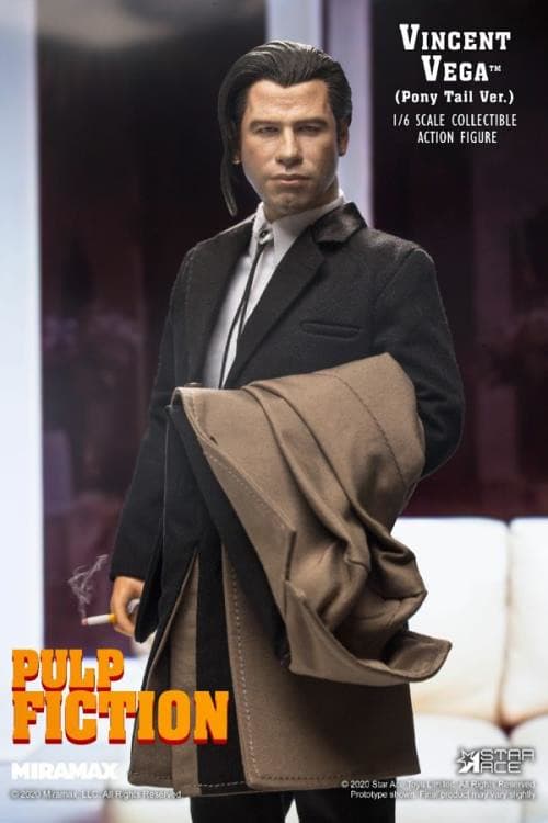 Star Ace 推出經典電影《Pulp Fiction》主角 Vincent Vega 1:6 比例可動人偶