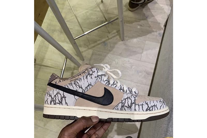 Travis Scott 意外曝光 Nike SB Dunk Low 聯名 Sample 鞋款
