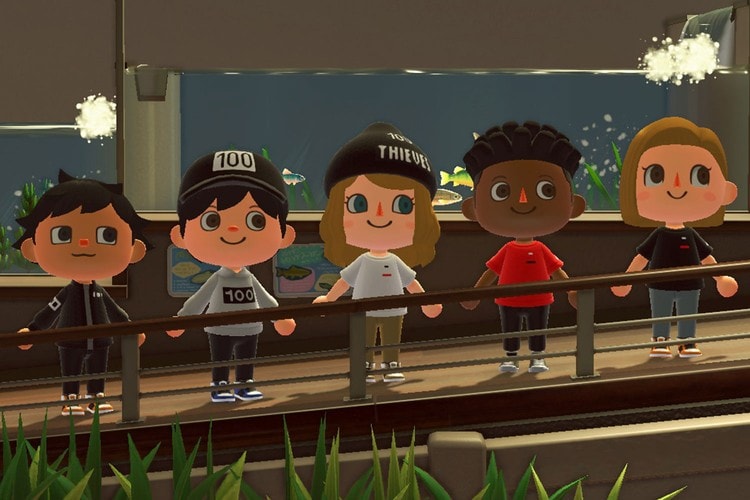 100 Thieves 於《集合啦!動物森友會》推出全套服飾系列