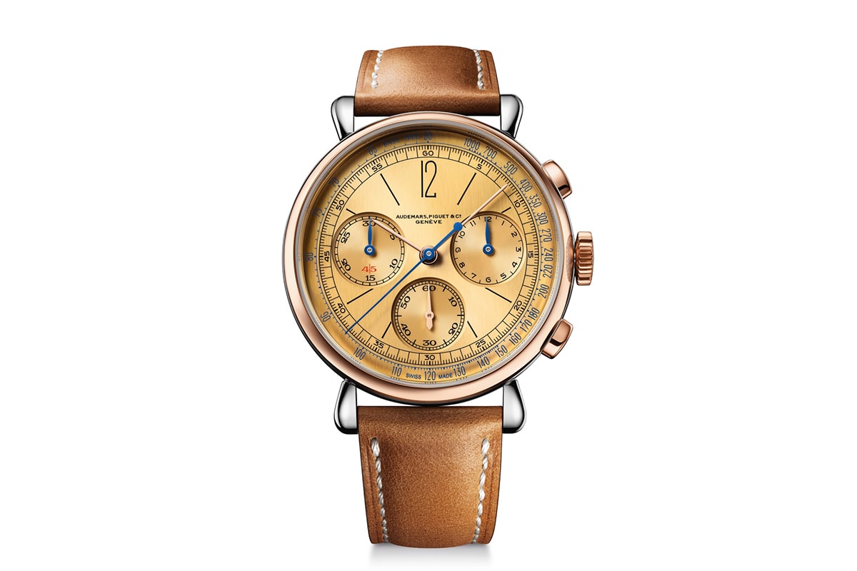 Audemars Piguet 復刻 1943 年的雙色復古針時手錶