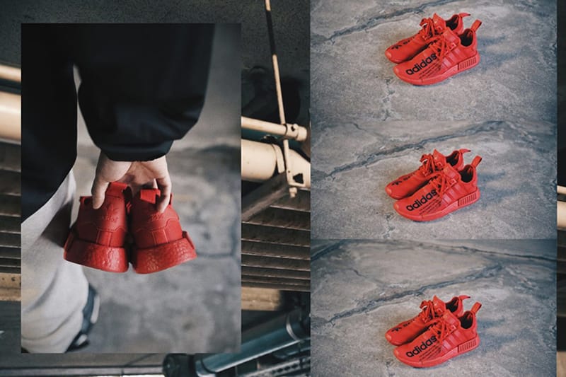 atmos x adidas 聯手合作打造全新 NMD R1「Triple Red」配色鞋款