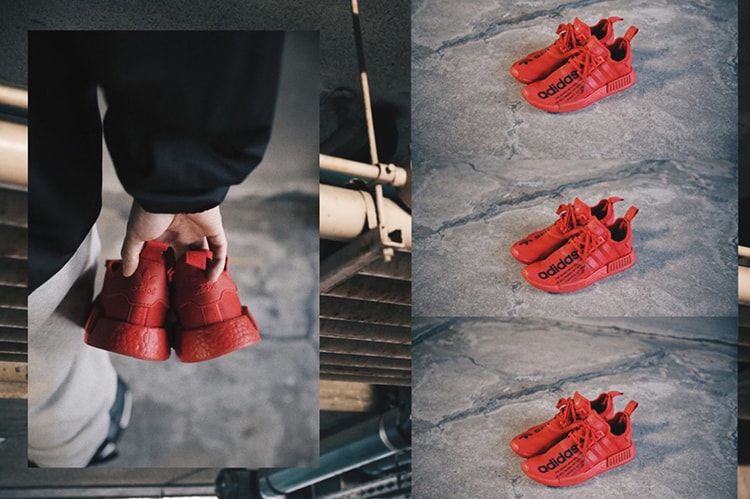 atmos x adidas 聯手合作打造全新 NMD R1「Triple Red」配色鞋款