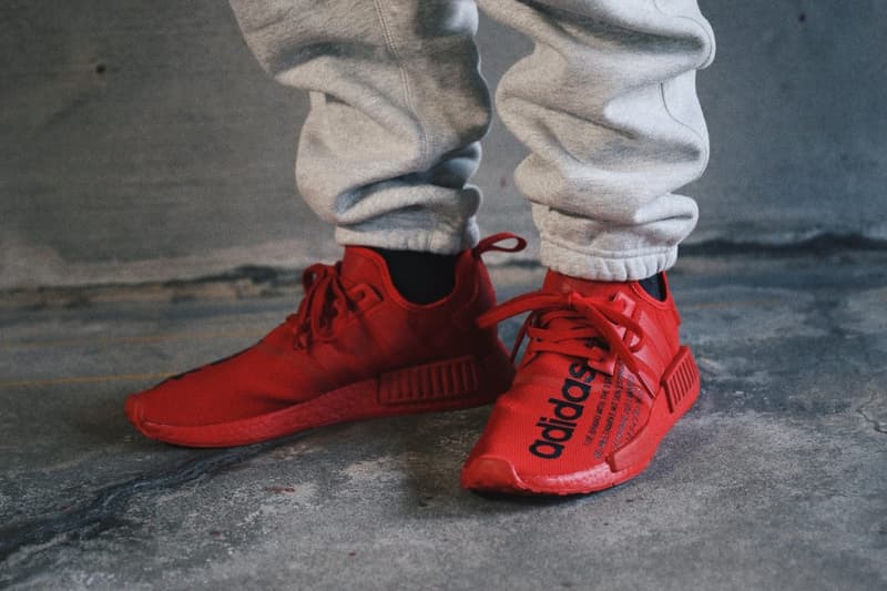 atmos x adidas 聯手合作打造全新 NMD R1「Triple Red」配色鞋款