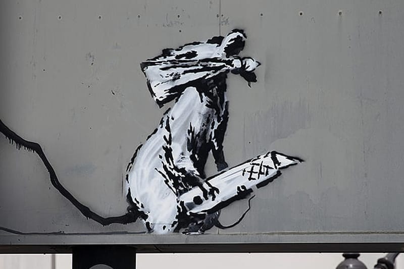 「我老婆討厭我待在家工作。」Banksy 分享疫情期間之居家創作