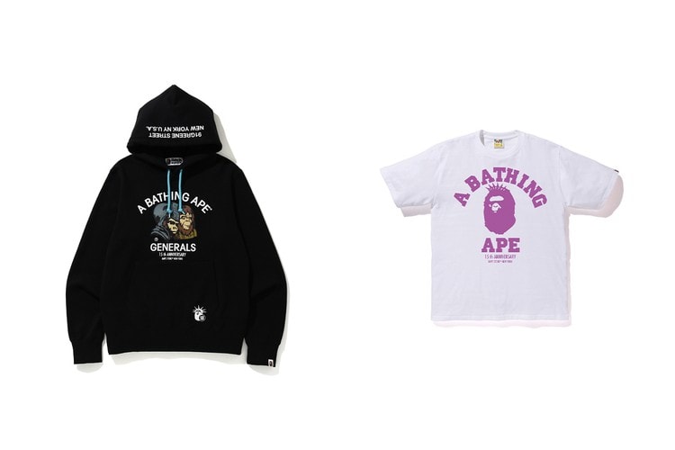 A BATHING APE® 紐約門店 15 週年別注系列發佈