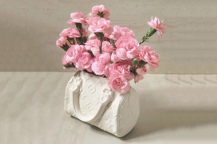 Bodega Rose 打造 Louis Vuitton 經典提袋樣式花盆