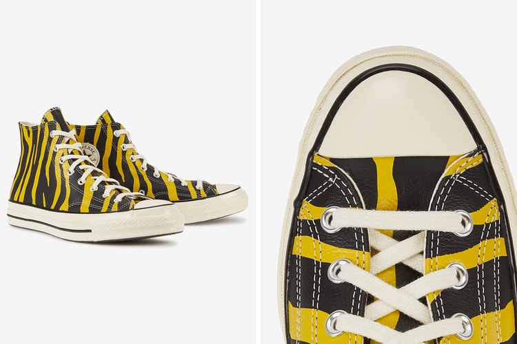 Converse 推出「皮革斑馬紋」Chuck Taylor 70 別注鞋款
