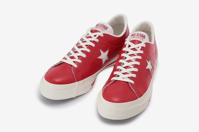 日本製 Converse One Star J 推出復古紅色皮革版本