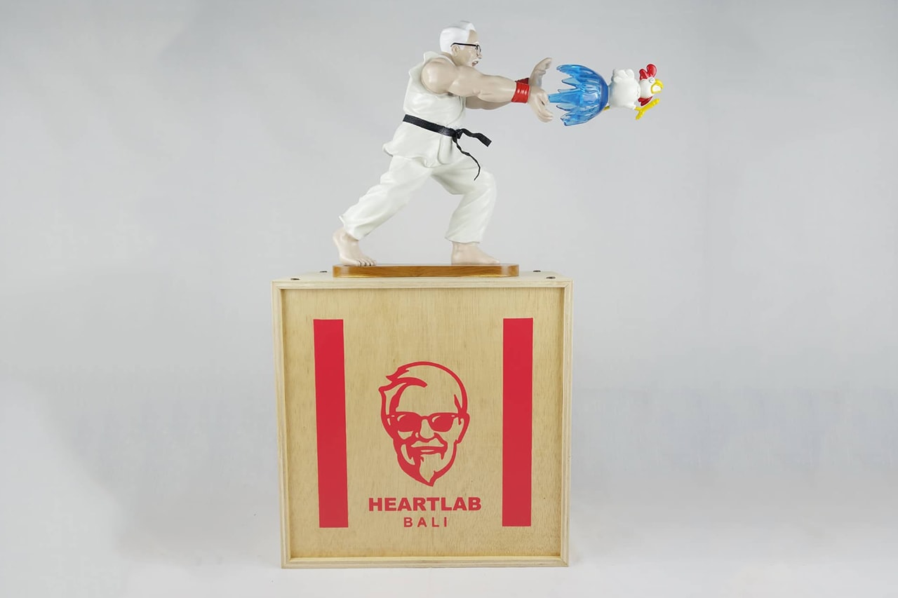 「雞」動拳！HEART LAB 推出 KFC 肯德基上校別注格鬥雕像
