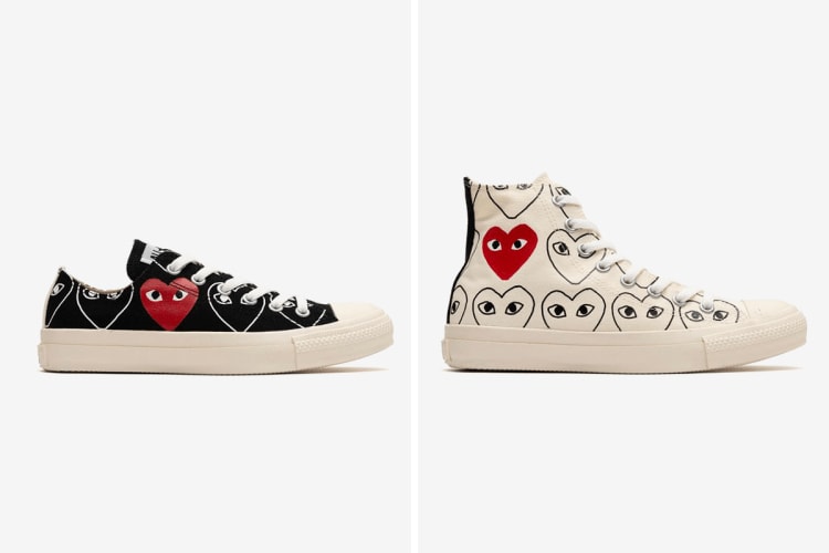 COMME des GARÇONS PLAY x Converse Chuck 70 全新設計實物圖片登場!