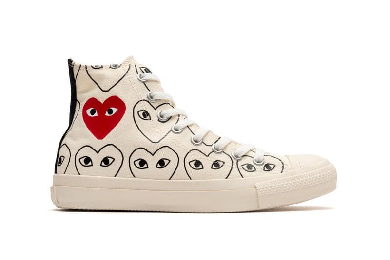 COMME des GARÇONS PLAY x Converse Chuck 70 全新設計實物圖片登場！