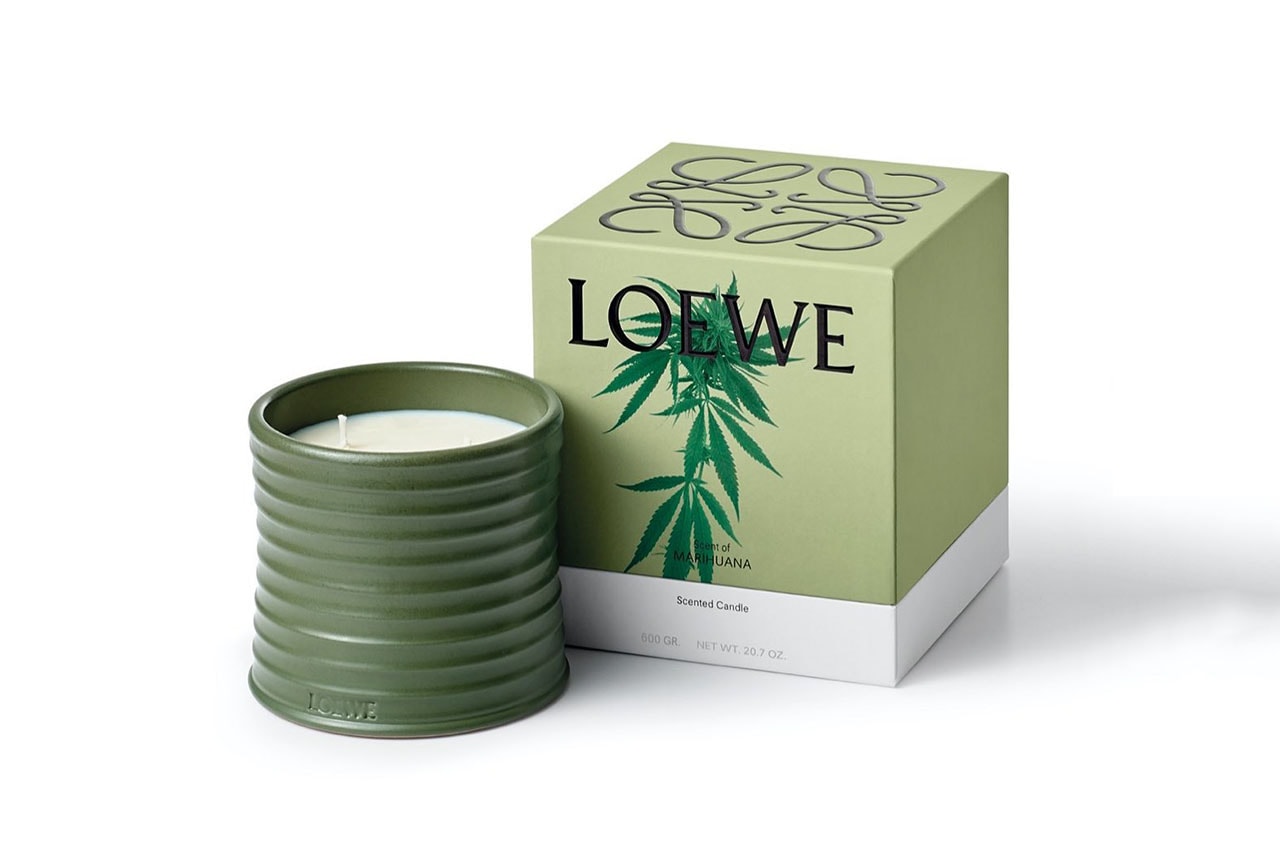 LOEWE 全新香氛蠟燭系列推出「大麻」、「甜菜」與「番茄葉」等味調