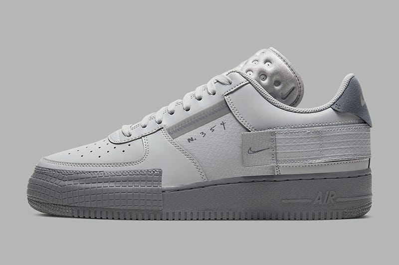 Nike Air Force 1 Type 最新配色「Triple Grey」正式曝光