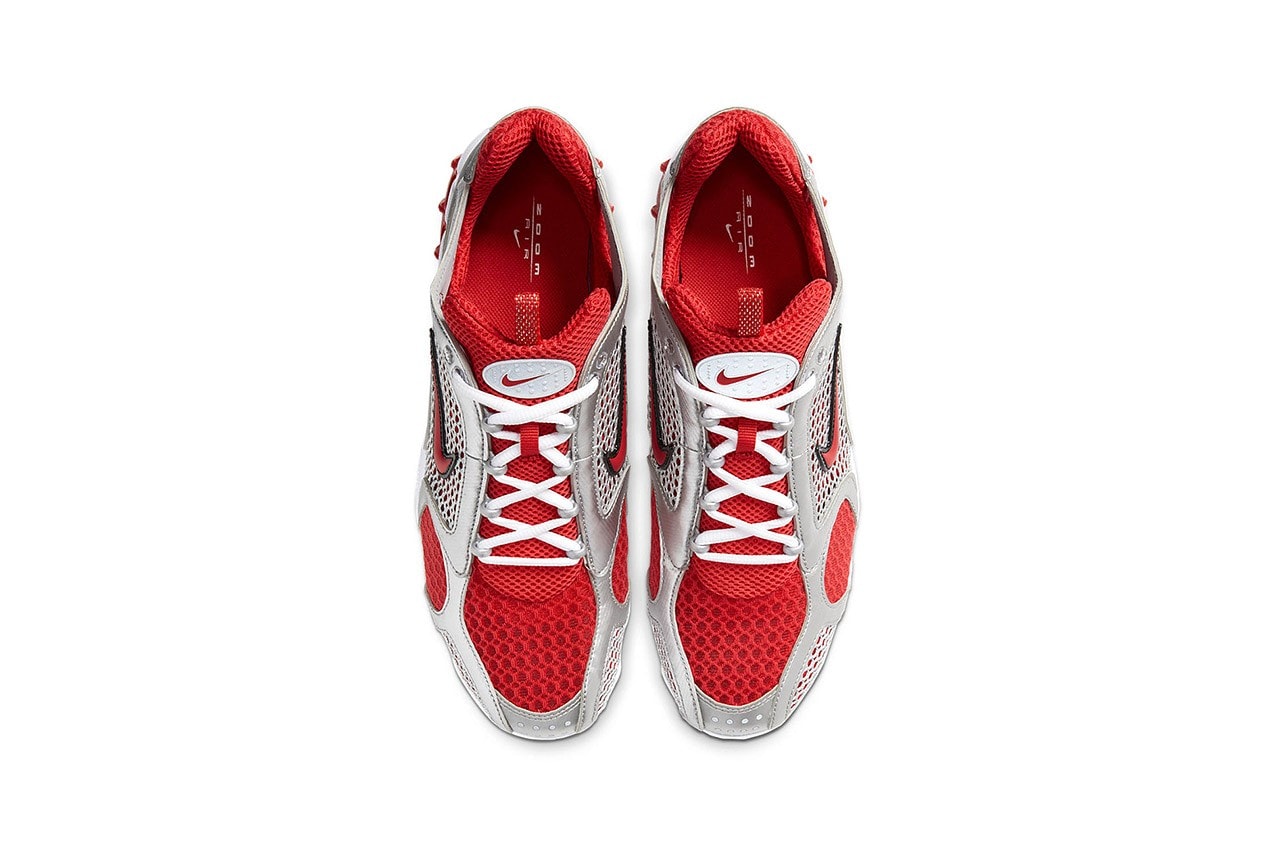 Nike Air Zoom Spiridon Caged 2 全新配色「Track Red」,「Smoke Grey」即將發售