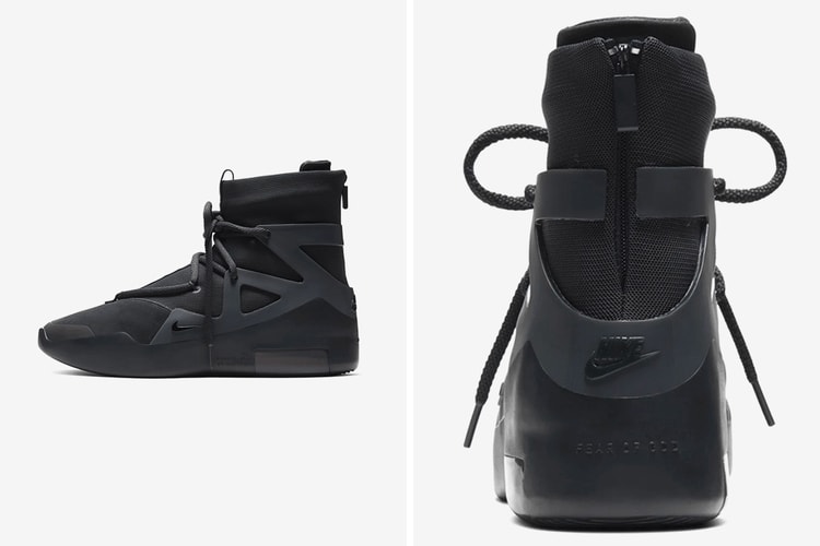 Nike Air Fear of God 1「Triple Black」官方圖輯發佈