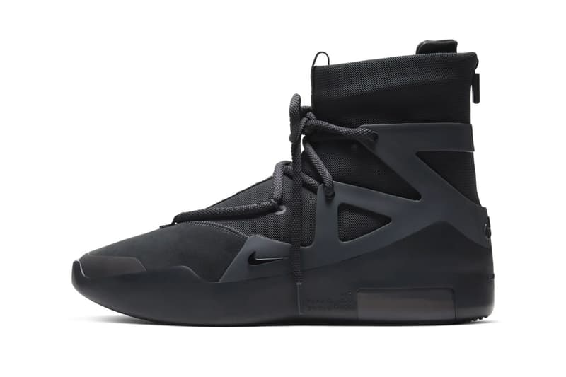 Nike Air Fear of God 1「Triple Black」官方圖輯發佈