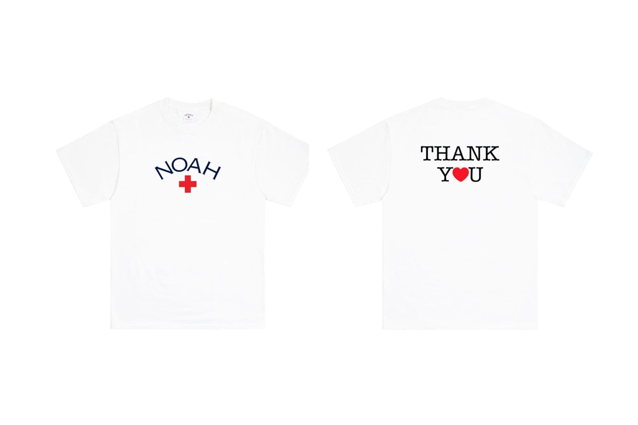 紅十字愛心 - NOAH 推出慈善「Thank You」Core Logo T-Shirts