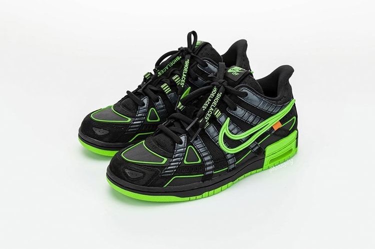 Off-White™ x Nike Air Rubber Dunk 最新聯名鞋款高清圖輯率先曝光