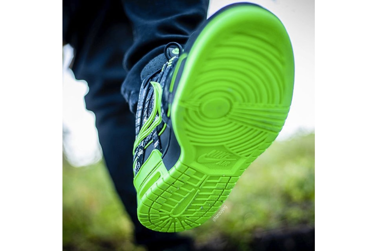 Off-White™ x Nike Air Rubber Dunk 最新聯名鞋款上腳圖輯曝光