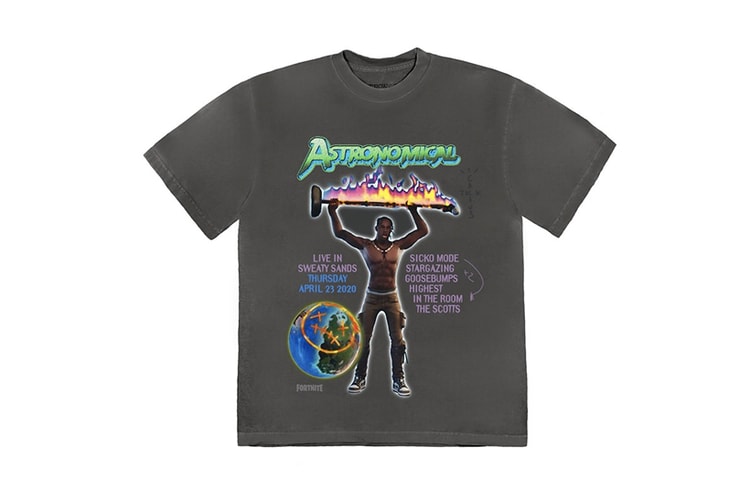 Travis Scott x Fortnite 虛擬演唱會《Astronomical Tour》更多周邊商品再釋出