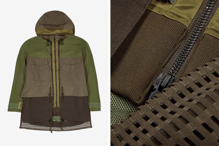 山系之最 - White Mountaineering 推出全新多口袋拼接防風外套