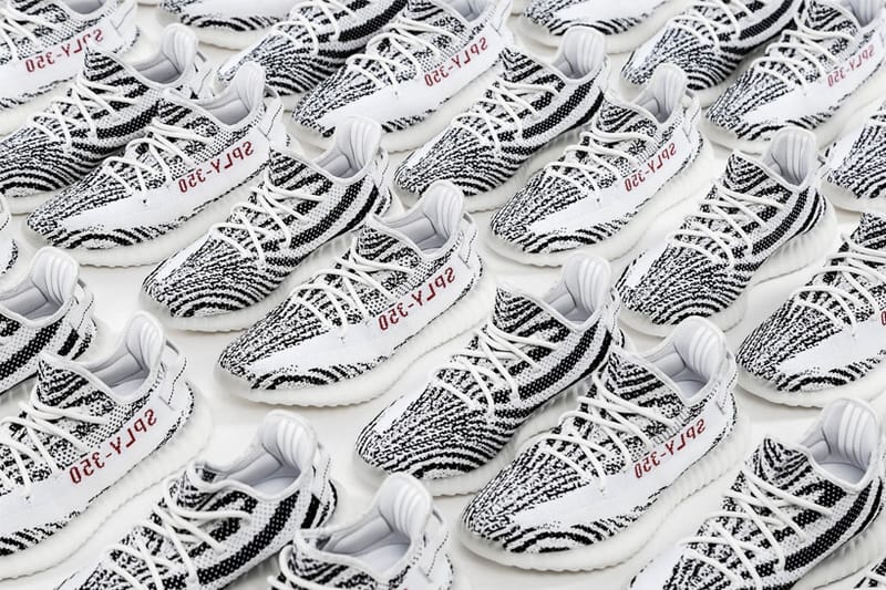 YEEZY BOOST 350 V2 人氣配色「Zebra」補貨數量提前公開