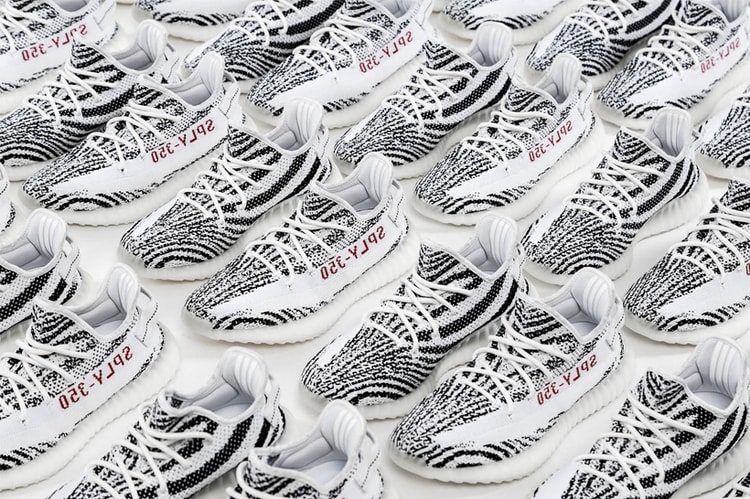 YEEZY BOOST 350 V2 人氣配色「Zebra」補貨數量提前公開
