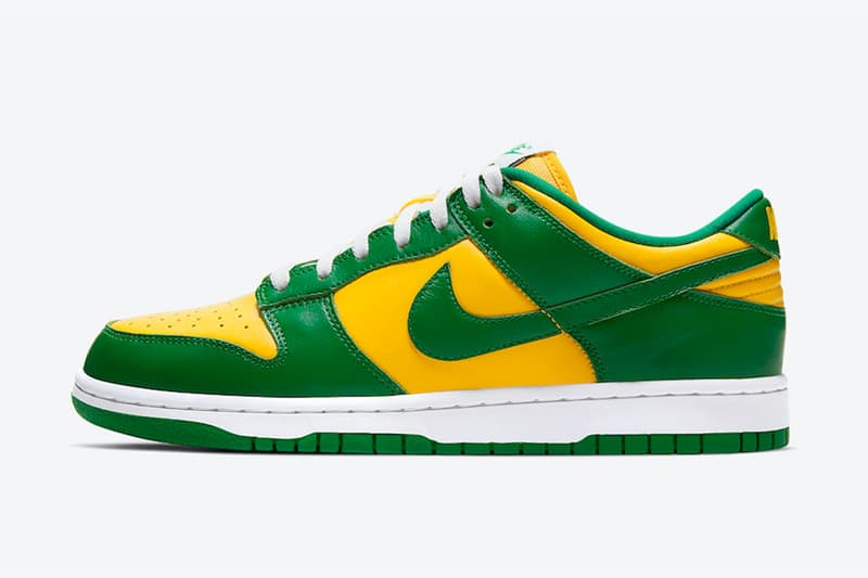 Nike Dunk Low 全新「Brazil」配色正式官方圖輯釋出