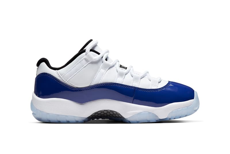 Air Jordan 11 Low 最新配色「Concord Sketch」官方圖輯、發售情報公佈