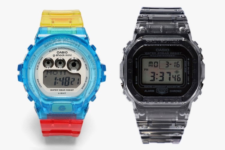 BEAMS x G-Shock 全新半透明系列聯乘腕錶發佈
