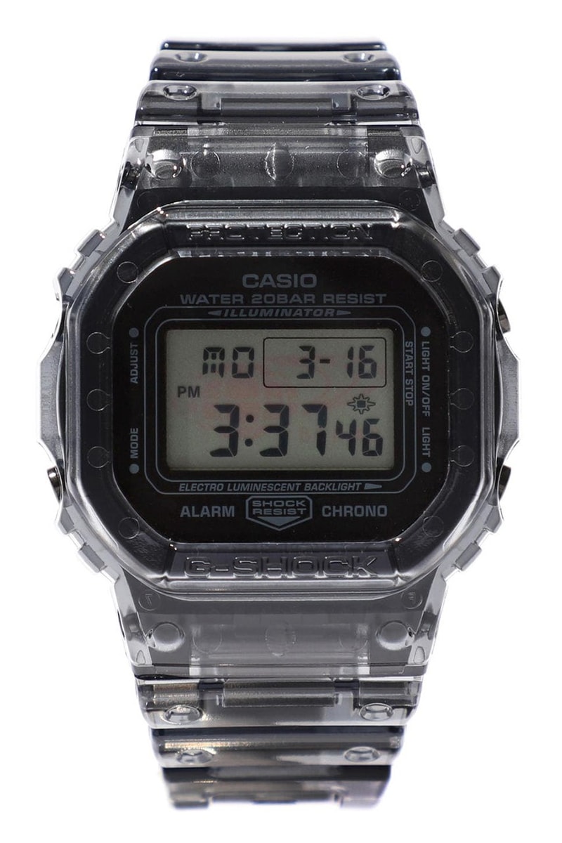 BEAMS x G-Shock 全新半透明系列聯乘腕錶發佈