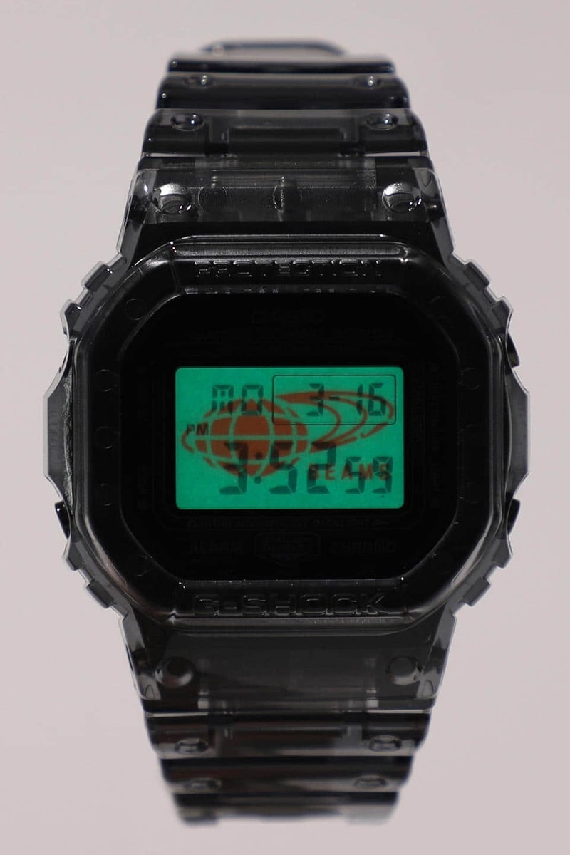 BEAMS x G-Shock 全新半透明系列聯乘腕錶發佈