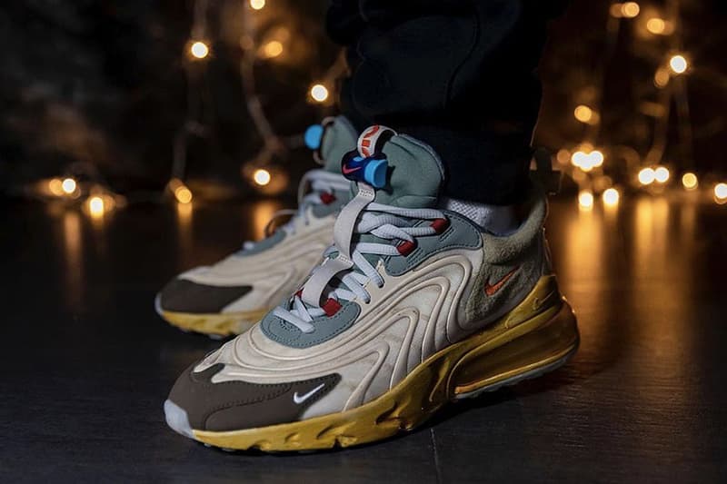 Travis Scott x Nike Air Max 270 React 聯乘鞋款最新發售日確認