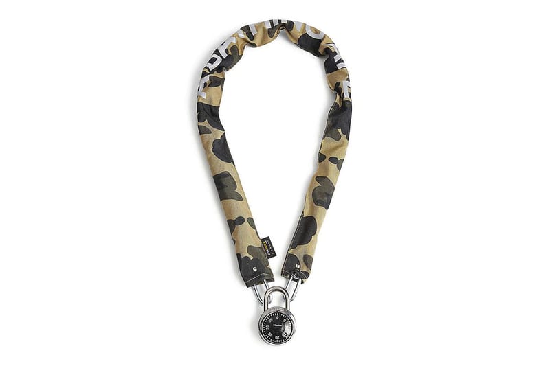 A BATHING APE® 推出迷彩自行車鎖鏈鎖