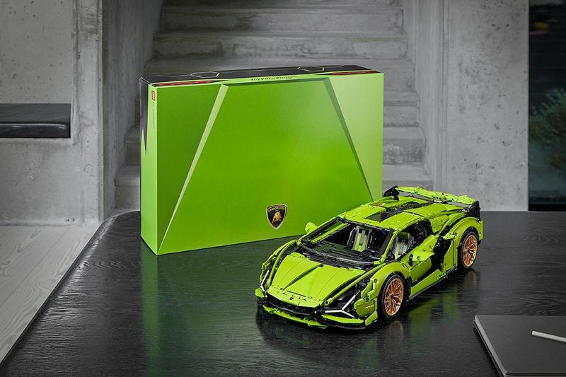 LEGO Technic 推出 Lamborghini 最新混能超跑 Sian 的積木模型
