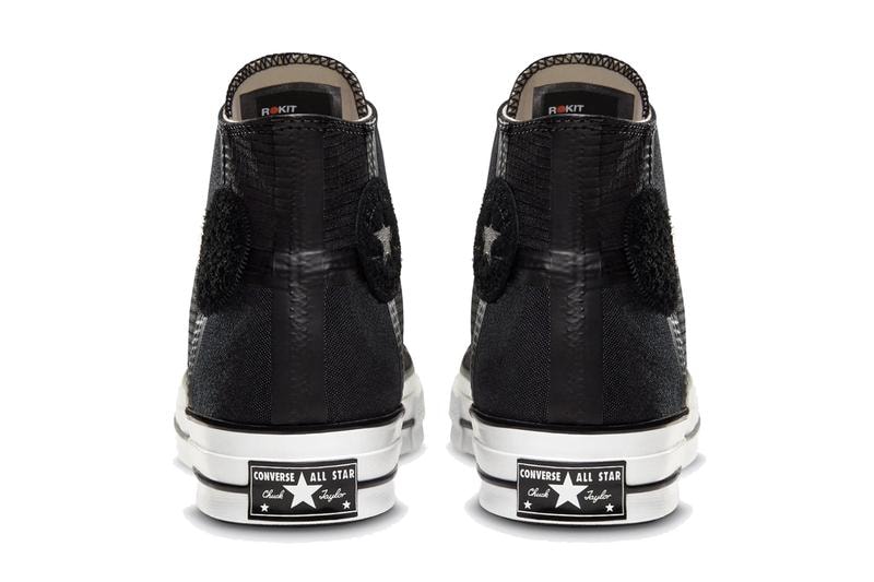 黑色層次美學－ROKIT x Converse 推出全新拼接 Chuck 70 鞋款