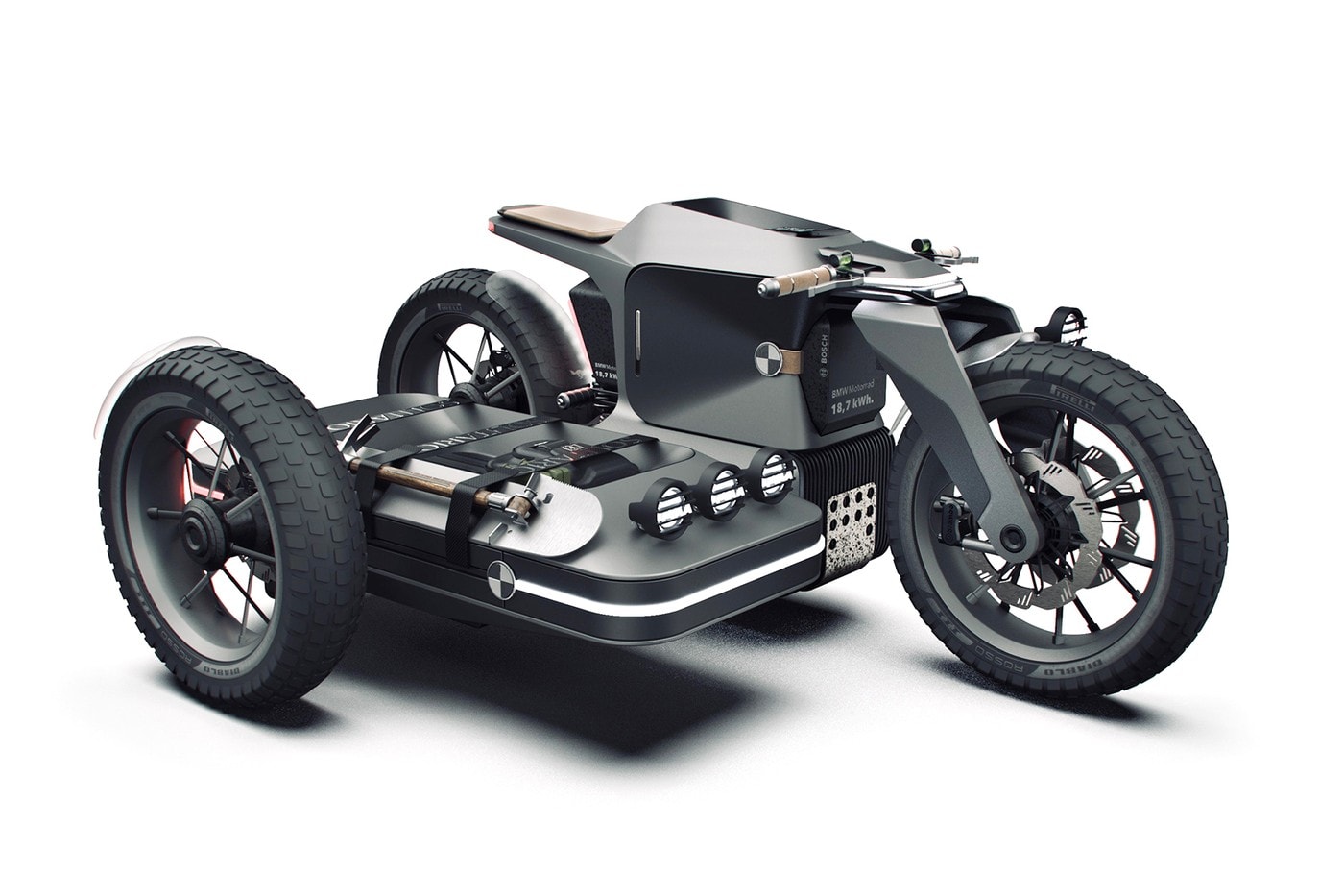 西班牙藝術家打造 BMW Motorrad ESMC 越野概念車