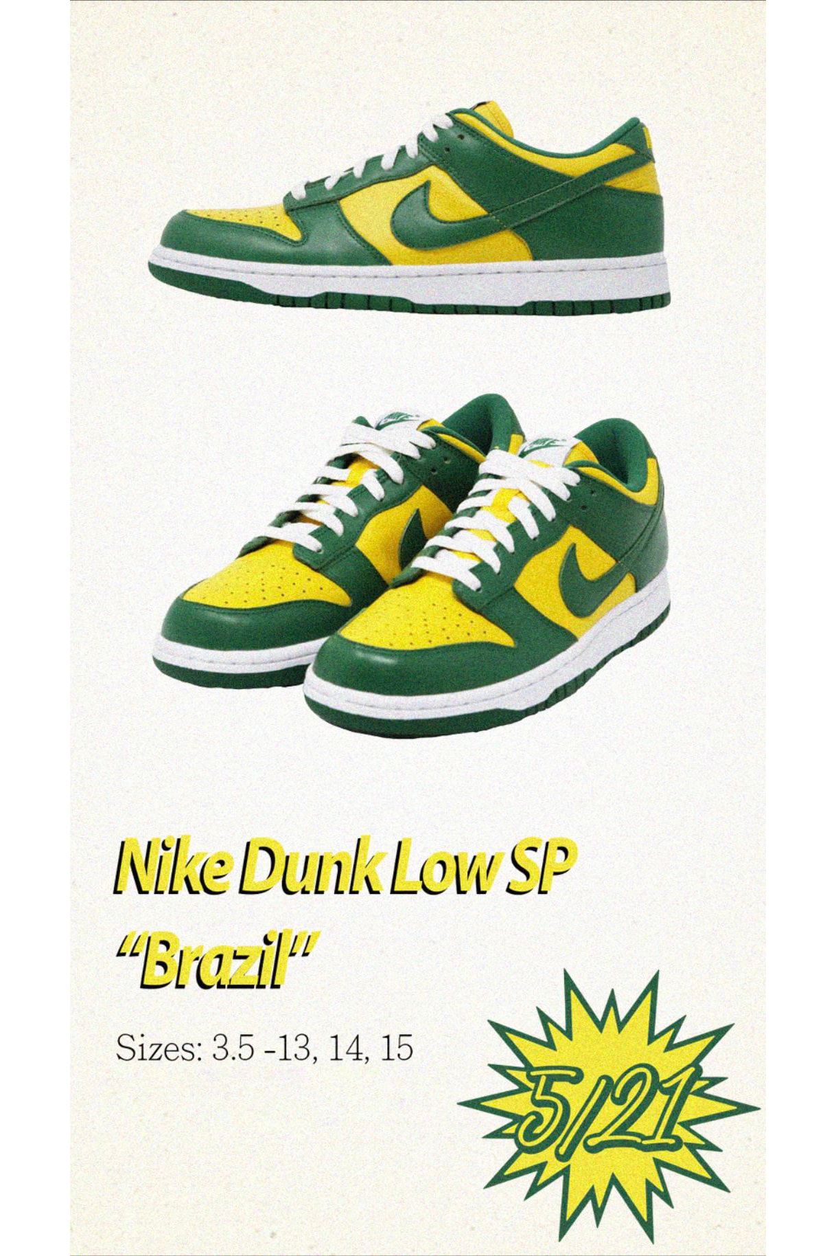 Nike Dunk Low SP 鞋款全新三配色發售日期確認