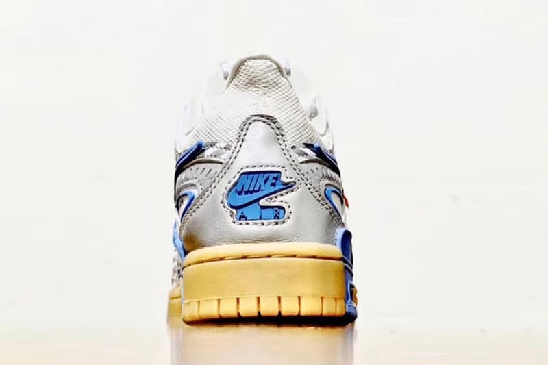 首度曝光！Off-White™ x Nike Air Rubber Dunk 最新配色「University Blue」