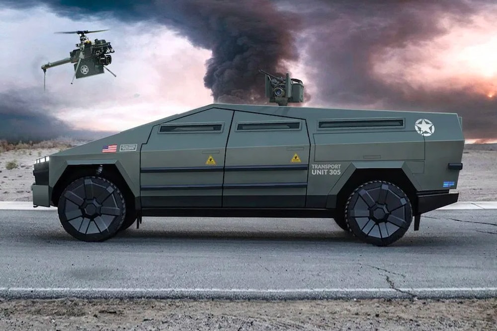 網民打造 Tesla Cybertruck「軍事行動」概念車型